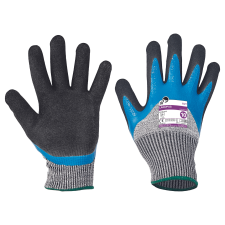 LAGOPUS, Manusi de protectie din material sintetic, imersate in nitril [1]