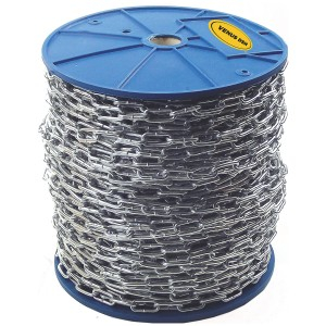 SCULE & MATERIALE - Lanț comercial galvanizat za scurtă 8 x 32 x 32 mm-20 M, tambur