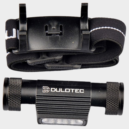 Lanterna de cap DULOTEC H3 + baterie 3000 mAh, aluminiu, 2050 lm [2]
