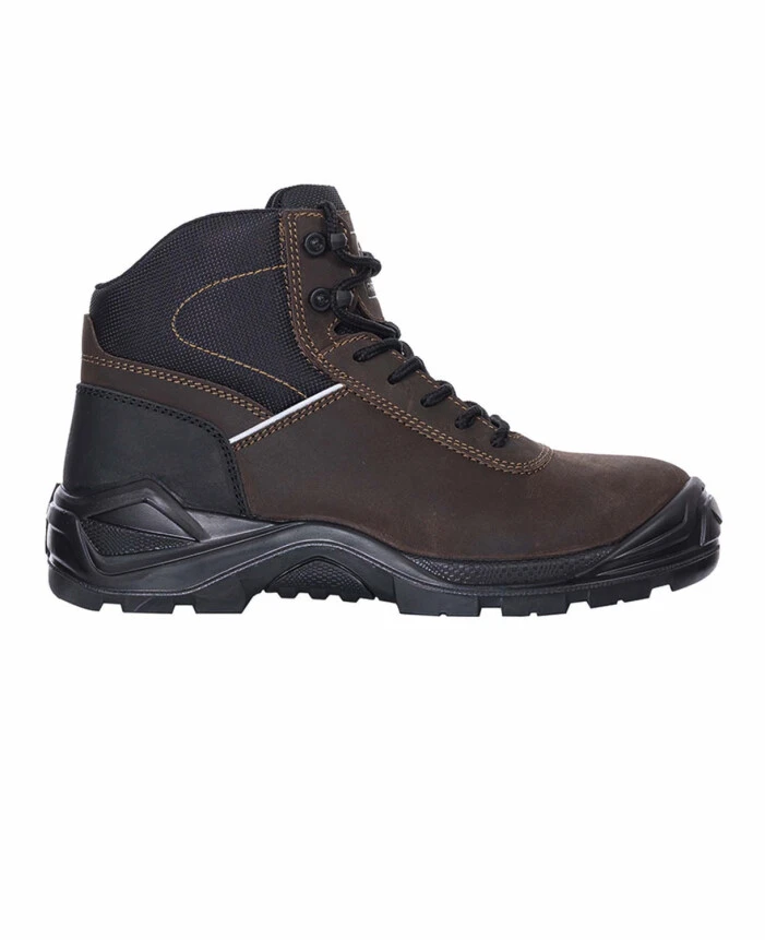 Bocanci de protecție S3 - LEADER S3 CI SRC, Bocanci de protecție din piele nubuck bovină, bombeu fibră de sticlă, fără metal