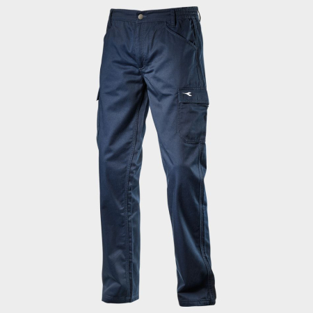 Pantaloni în talie - LEVEL, Pantaloni în talie din bumbac și poliester, 250 g/mp