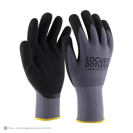 PROTECȚIA MÂINILOR - LOCUST-DOTLESS, Mănuși de asamblare din nailon și spandex, imersate în microspumă de nitril