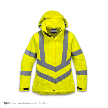 Îmbrăcăminte REFLECTORIZANTĂ (HI-VIS) - LW70 Hi-VIS, Jacheta femei respirabila din Poliester si  Fibra Oxford 300D
