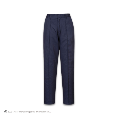 Pantaloni standard - LW97, Pantaloni de dama elastici din poliester si bumbac