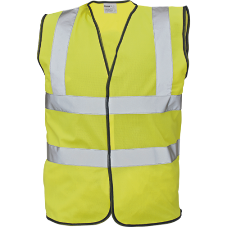 Îmbrăcăminte REFLECTORIZANTĂ (HI-VIS) - LYNX PLUS, Vestă reflectorizantă din poliester, 120 g/mp