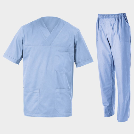 M3 SET, Set tunică și pantaloni unisex din bumbac 35% / poliester 65%, 120 g/mp [6]
