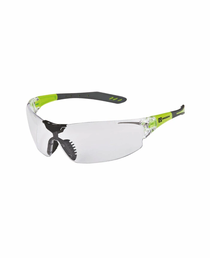 PROTECȚIA OCHILOR - M4001, Ochelari de protecție cu lentilă incoloră din policarbonat, filtru UV, tratament anti-aburire, tratament anti-zgâriere