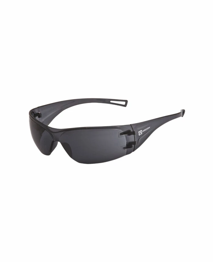 PROTECȚIA OCHILOR - M5100, Ochelari de protecție cu lentilă fumurie din policarbonat, filtru UV, tratament anti-aburire, tratament anti-zgâriere