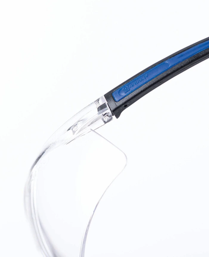 M8000, Ochelari de protecție cu lentilă incoloră din policarbonat, filtru UV, tratament anti-aburire, tratament anti-zgâriere [1]
