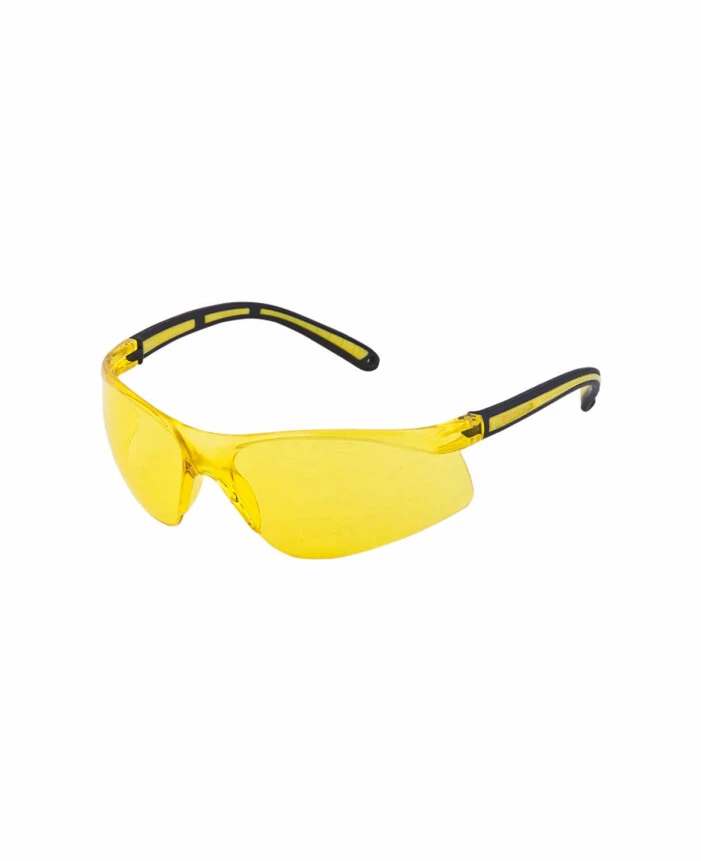 PROTECȚIA OCHILOR - M8200, Ochelari de protecție cu lentilă galbenă din policarbonat, filtru UV, tratament anti-aburire, tratament anti-zgâriere