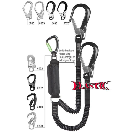 Mijloace de legatură și absorbitoare de energie - MAGNUM FLEX TWIN, Mijloc de legătură cu absorbitor de energie