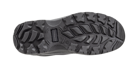 MANGANITE S1P, Pantofi de protecție din piele velur antracit microperforată, bombeu și lamelă oțel, talpă PU SRC antiderapantă, branț EVA cu inserție silicon [1]