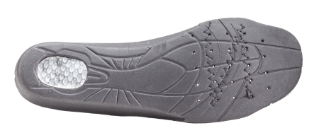 MANGANITE S1P, Pantofi de protecție din piele velur antracit microperforată, bombeu și lamelă oțel, talpă PU SRC antiderapantă, branț EVA cu inserție silicon [2]