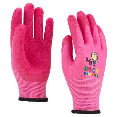 Mănușă de asamblare din poliester pentru copii cu palmă imersată în spumă de latex [3]