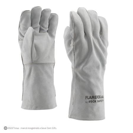 Protecție sudură - Manușă de protecție pentru sudură din piele șpalt de bovină, lungime 35 cm