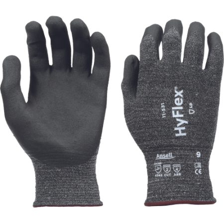 Protecție mecanică - Mănuși Ansell HyFlex 11-531 cu protecție anti-tăiere nivel 3