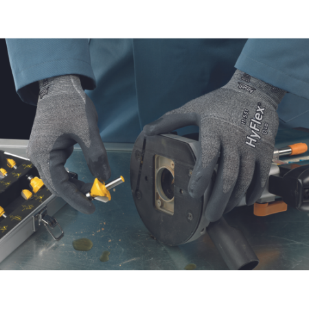 Mănuși Ansell HyFlex 11-531 cu protecție anti-tăiere nivel 3 [1]