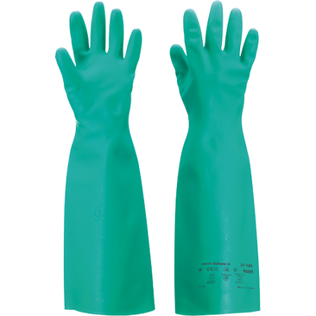Mănuși antistatice Ansell Sol-Vex nitril 45,5 cm [1]