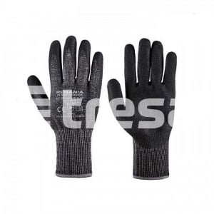 Protecție tăiere - SANDYCUT BLACK, Manusi de protectie din fibre, imersate in nitril