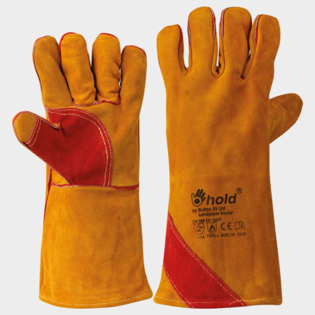 PROTECȚIA MÂINILOR - Manusi sudura THORNBLACK KEVLAR, piele vitei despicat, Kevlar