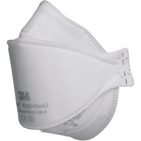 Protecție respiratorie de unică folosință - Masca de protecție 3M 9330+ Aura FFP3 negru