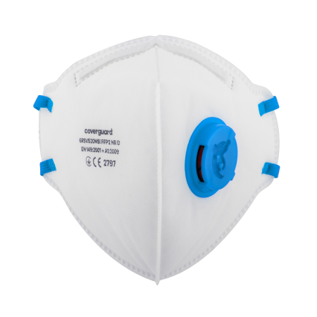 Mască de protecție FFP2 NR D cu supapă, pliabilă vertical [2]