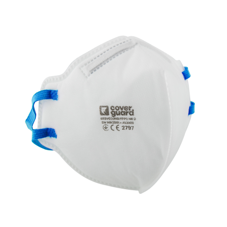 Protecție respiratorie de unică folosință - Mască de protecție FFP2 NR D, pliabilă vertical