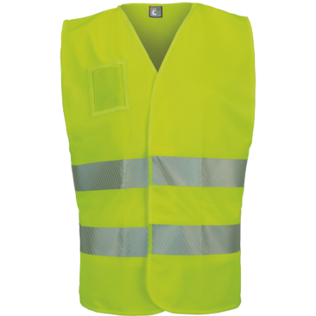 Îmbrăcăminte REFLECTORIZANTĂ (HI-VIS) - MAX ECO STR, Vestă reflectorizantă, 110 g/mp
