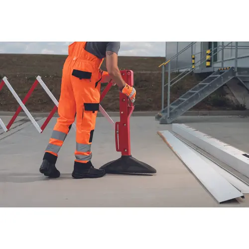 MAX NEO HV, Pantaloni cu pieptar HI-VIS din poliester și bumbac, 250 g/mp [5]