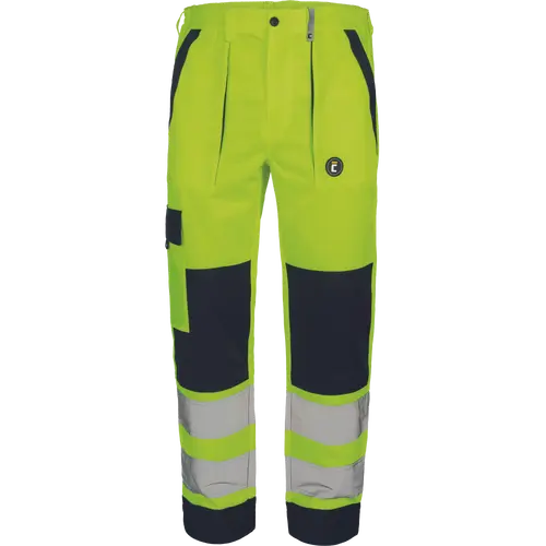 Pantaloni si salopete reflectorizante (HI-VIS) - MAX NEO HV, Pantaloni în talie HI-VIS din poliester și bumbac, 250 g/mp