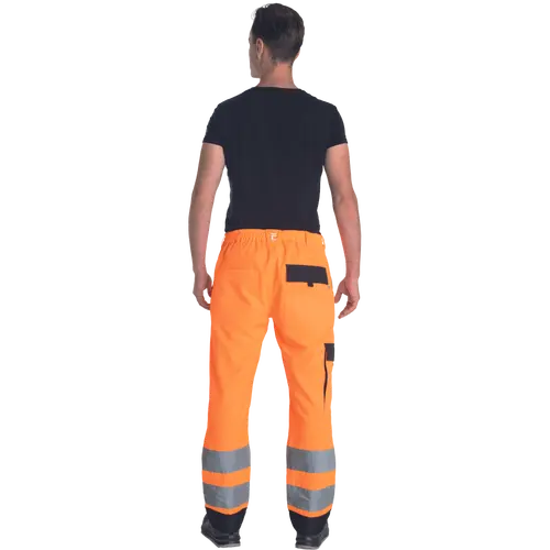 MAX NEO HV, Pantaloni în talie HI-VIS din poliester și bumbac, 250 g/mp [3]