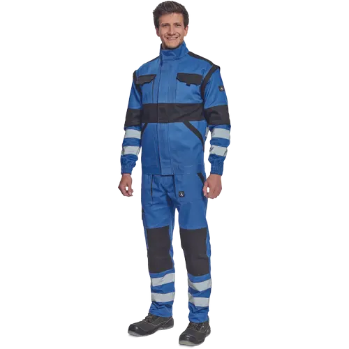 MAX NEO REFLEX, Jachetă din bumbac 100%, 260 g/mp, cu mâneci detașabile și elemente HI-VIS [3]