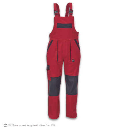 Imbracaminte UZ GENERAL - MAX NEO, Salopetă de lucru cu pieptar din bumbac, 260 g/mp