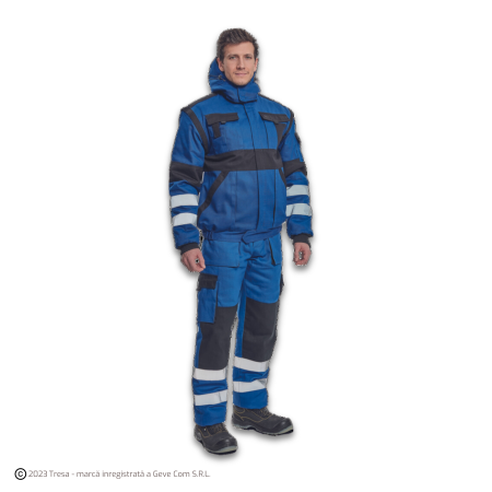 MAX WINTER RFLX, Jachetă de iarnă din bumbac 260 g/mp, mâneci detașabile, elemente HI-VIS, căptușeală termică [11]