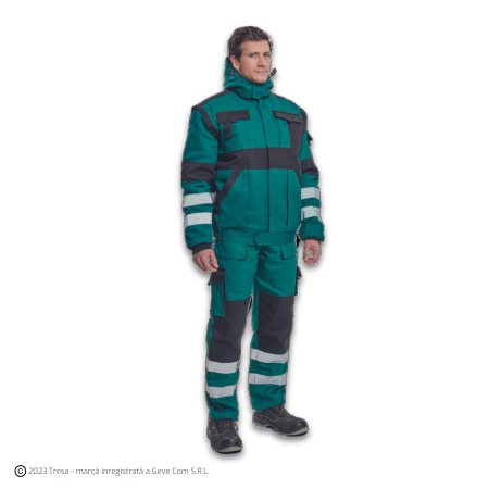 MAX WINTER RFLX, Jachetă de iarnă din bumbac 260 g/mp, mâneci detașabile, elemente HI-VIS, căptușeală termică [8]