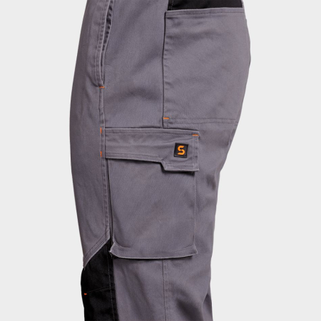 MELBOURNE STRETCH, Pantaloni în talie din bumbac cu elastan, 270 g/mp, genunchi ranforsați [3]