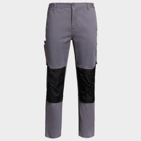 Pantaloni standard - MELBOURNE STRETCH, Pantaloni în talie din bumbac cu elastan, 270 g/mp, genunchi ranforsați