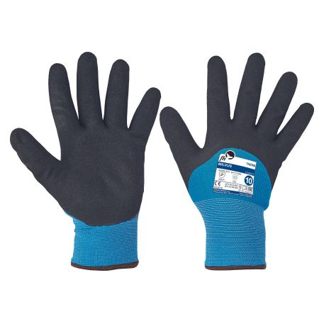 MILVUS, Manusi de protectie termoizolate din poliester, imersate in nitril [1]