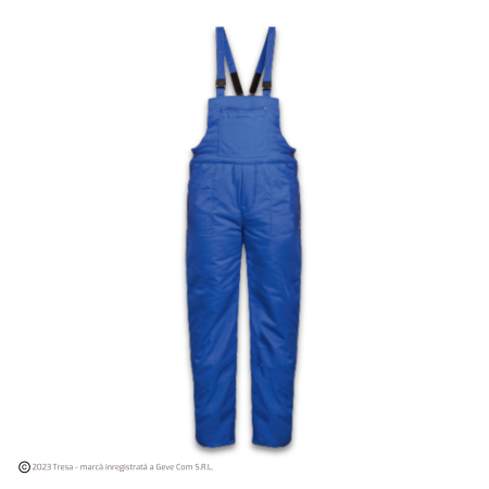 Imbracaminte sezonul rece - MINSK, Pantaloni de iarnă cu pieptar, din tercot, căptușiți termic