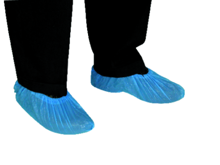 MO45240, Acoperitori încălțăminte de unică folosință din polietilenă, 25 µm, elastic cauciucat [0]