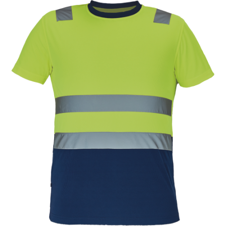 Îmbrăcăminte REFLECTORIZANTĂ (HI-VIS) - MONZON HV, Tricou reflectorizant din poliester, 160 g/mp