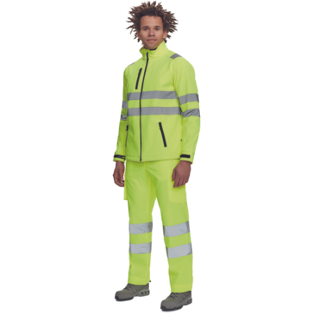 MURCIA HV SOFTSHELL, Jachetă reflectorizantă din poliester [4]