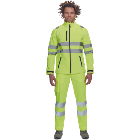 MURCIA HV SOFTSHELL, Jachetă reflectorizantă din poliester [3]