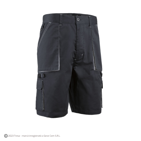 NAVY/PADDOCK II, Bermude de lucru din twill bumbac-poliester, 245 g/mp [2]