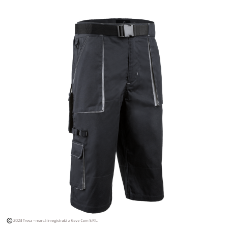 Pantaloni scurti - NAVY/PADDOCK II, Bermude lungi din twill bumbac-poliester, 245 g/mp