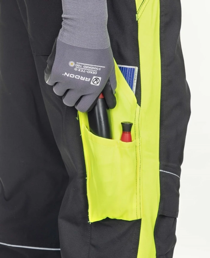 NEON, Pantaloni cu pieptar din poliester și bumbac, 270 g/mp [4]