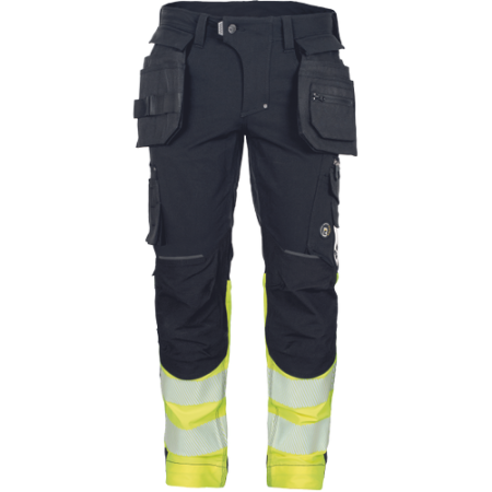 Îmbrăcăminte REFLECTORIZANTĂ (HI-VIS) - NEURUM NORDICS HV DW, Pantaloni reflectorizanți din poliamida (nailon), 250 g/mp