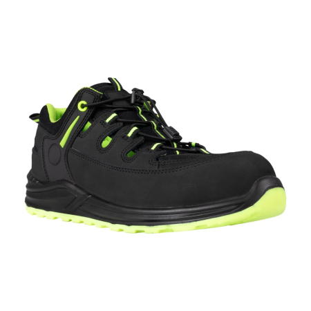 ÎNCĂLȚĂMINTE - NEW BOOST S1 SR FO ESD, Pantofi de protecție din piele și material textil cu bombeu din fibră de sticlă