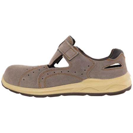 NEW CAIRO S1PL SR FO, Sandale de protecție din piele de bovină velur, bombeu compozit, lamelă antiperforație [1]