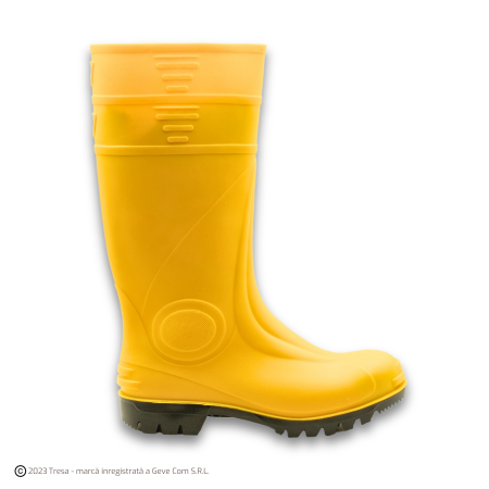 NEW DYABLO S5, Cizme de protecție impermeabile din PVC, bombeu metalic, lamelă antiperforație, talpă SR [3]